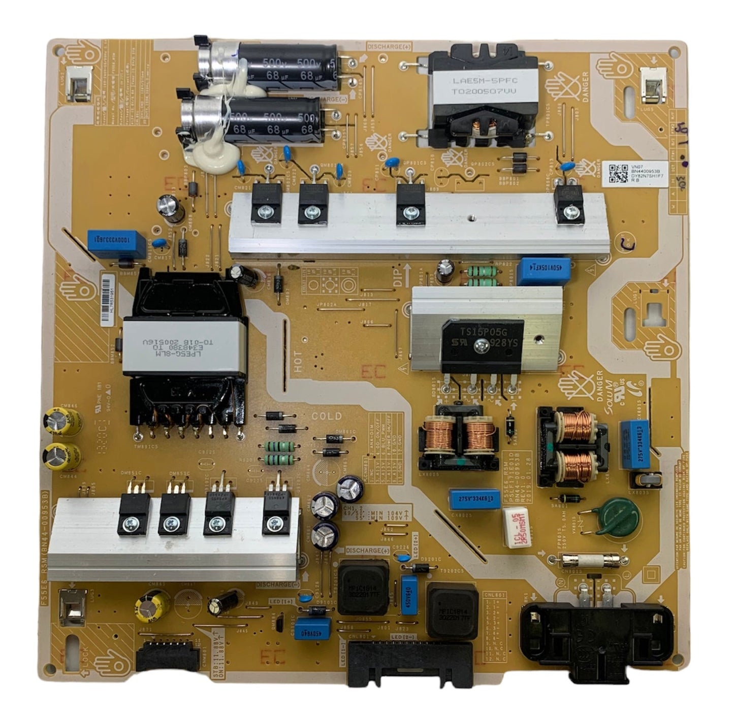 Samsung BN44-00953B Power Supply / LED Board