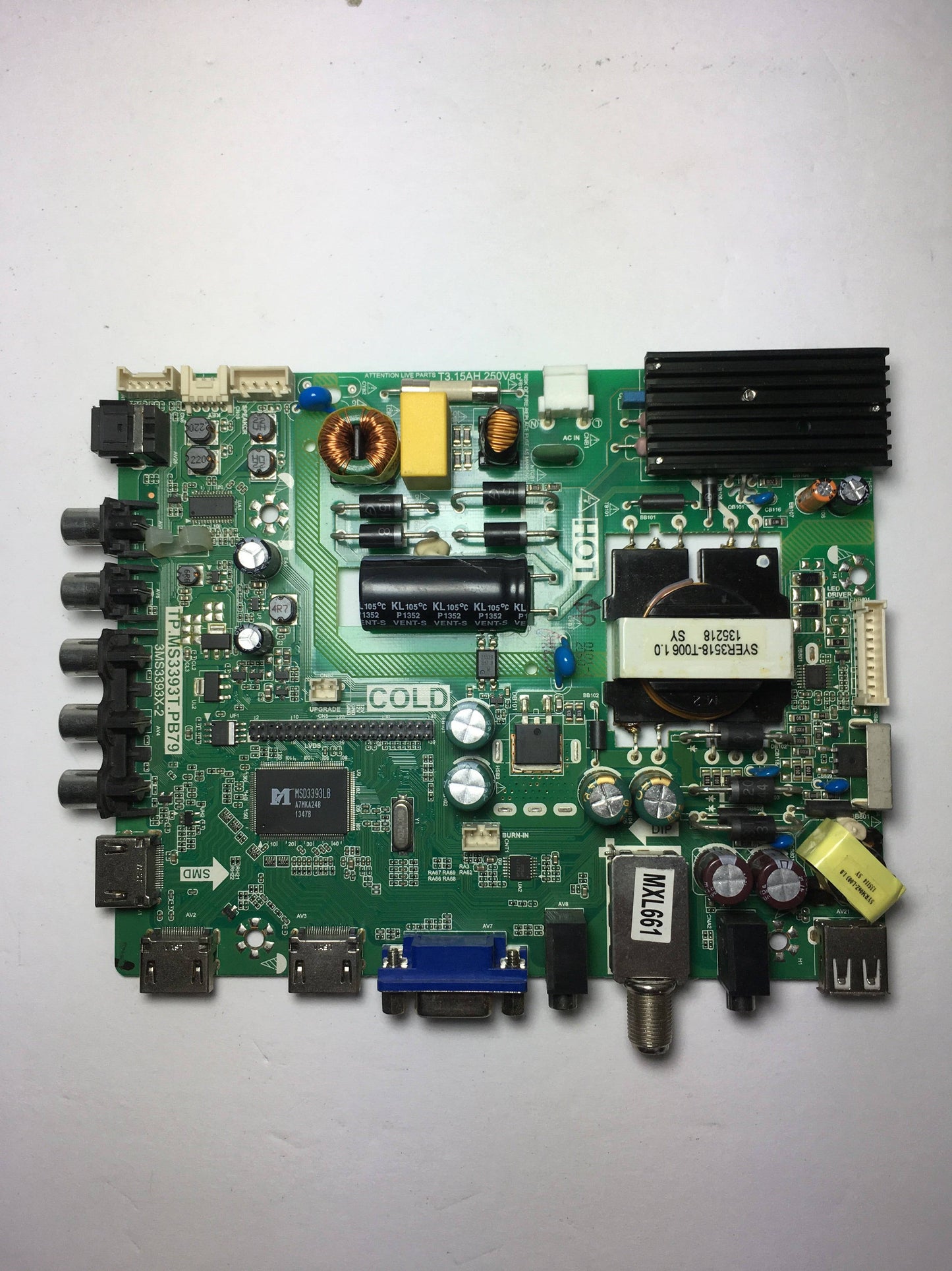 Sanyo B14010101 Main Board for DP39D14-00