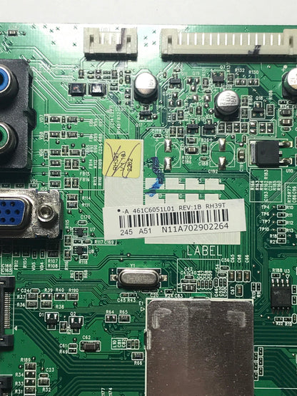 Toshiba 75032512 431C6051L01 Main Board for 39L22U