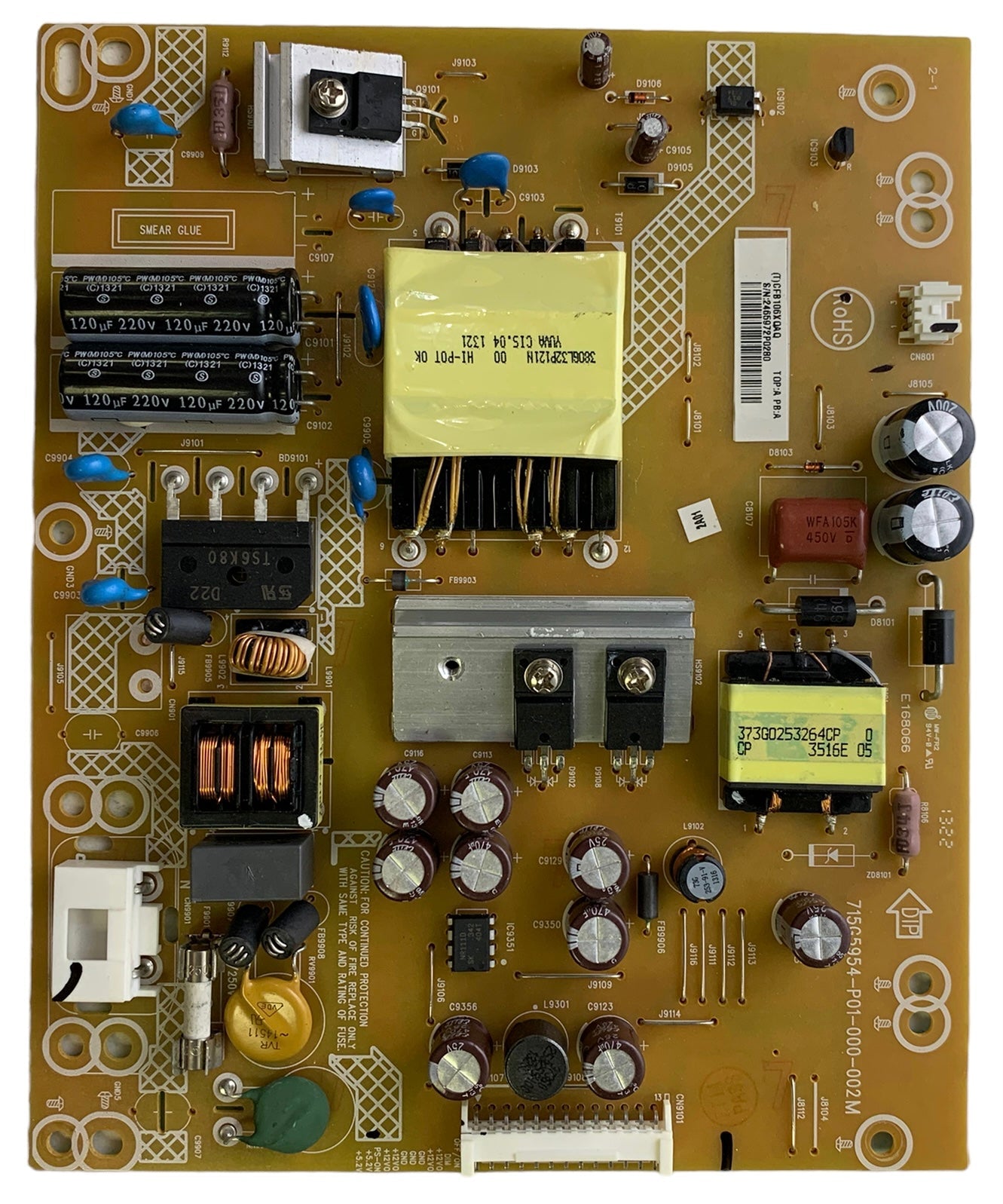 Vizio ADTVCFB106XQAQ (715G5954-P01-000-002M) Power Supply Unit