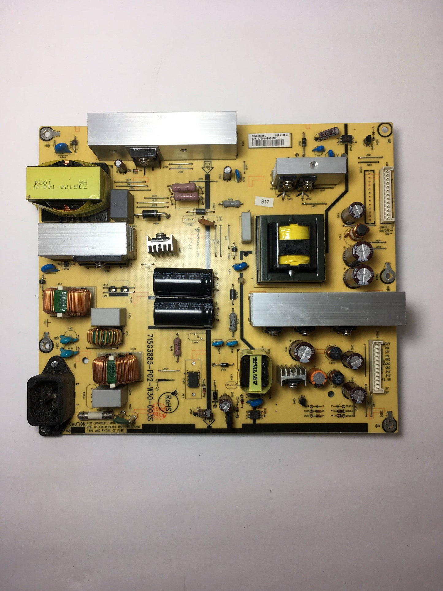 Dynex ADTV92420XBL (715G3885-P02-W30-003S) Power Supply Unit