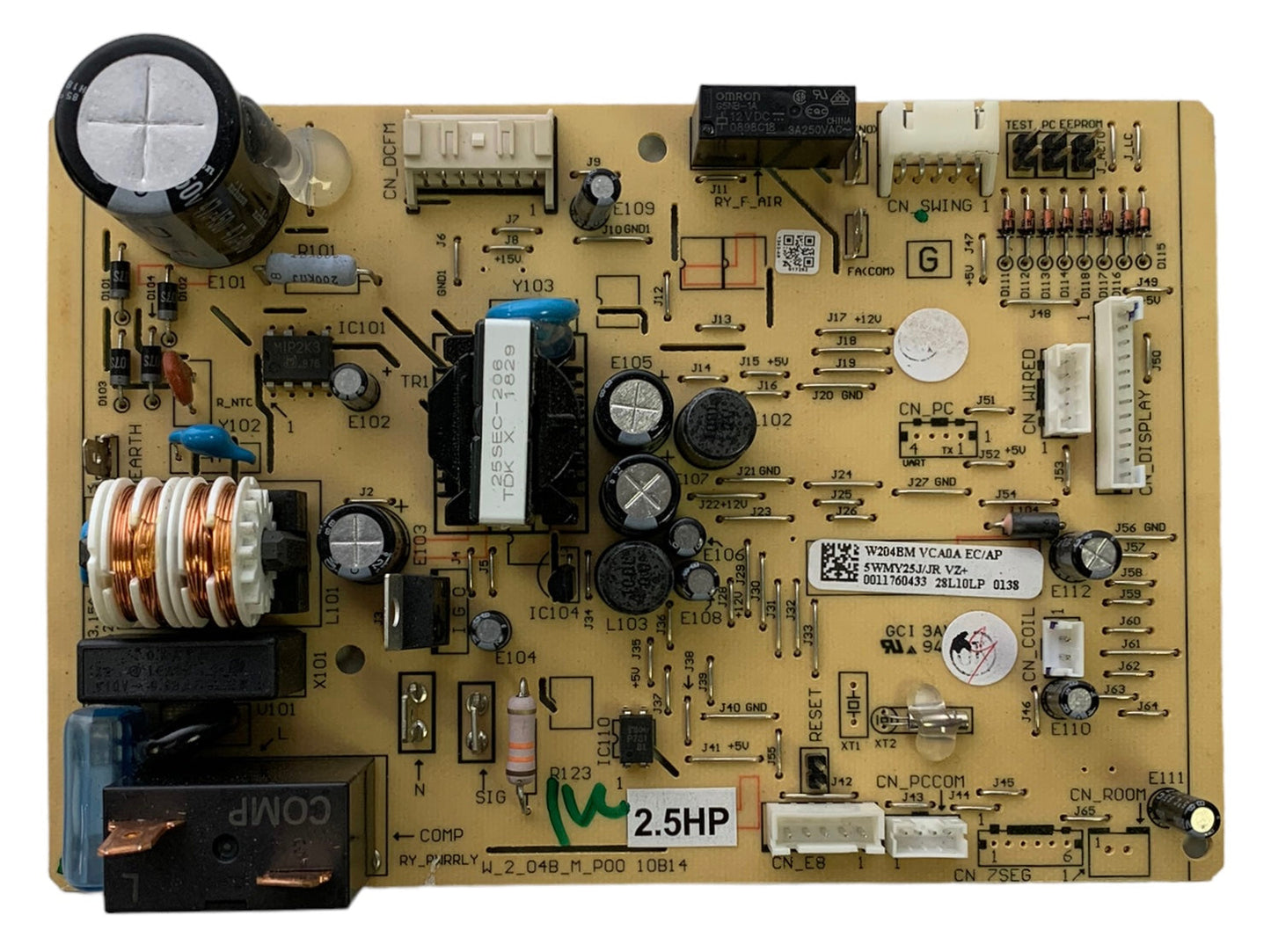 Daikin 5WMY25J/JR Split Control Board