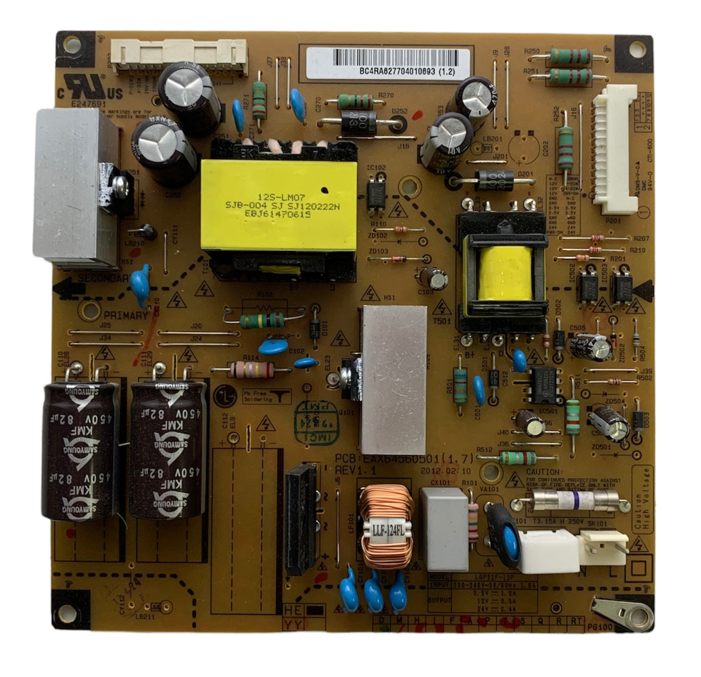 LG EAY62770401 Power Supply 32LS3400-UA 32LS3410-UB