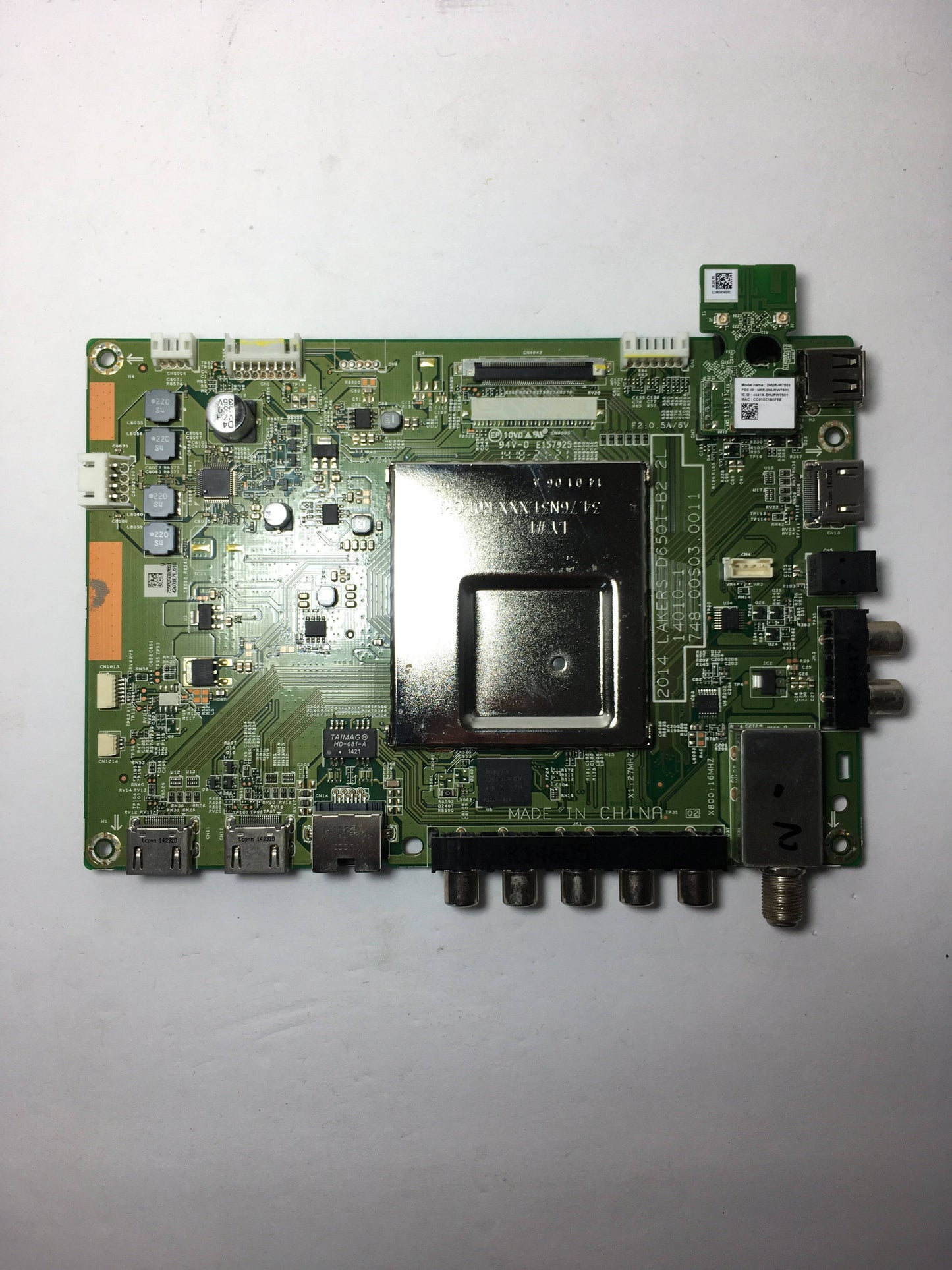 Vizio 755.00G01.0001 Main Board E480-B2