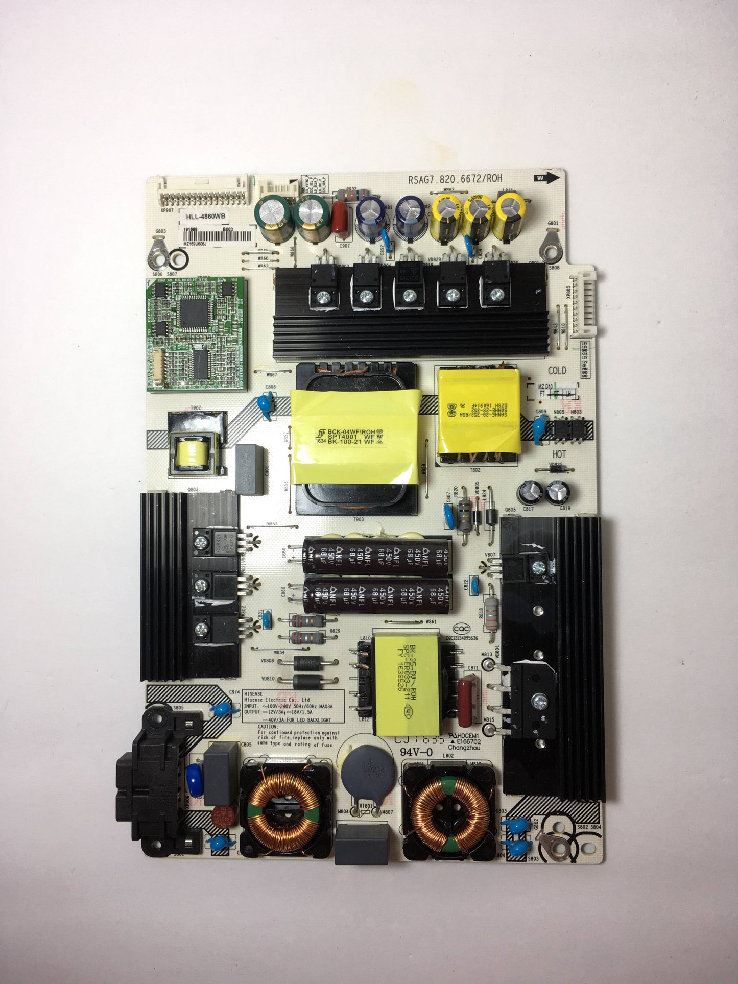Hisense 191669 Power Supply Board 55H8C