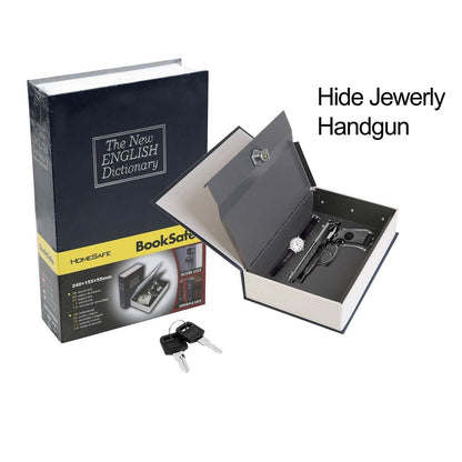 iMountek Dictionary Safe Secret Diversion Book Metal Box