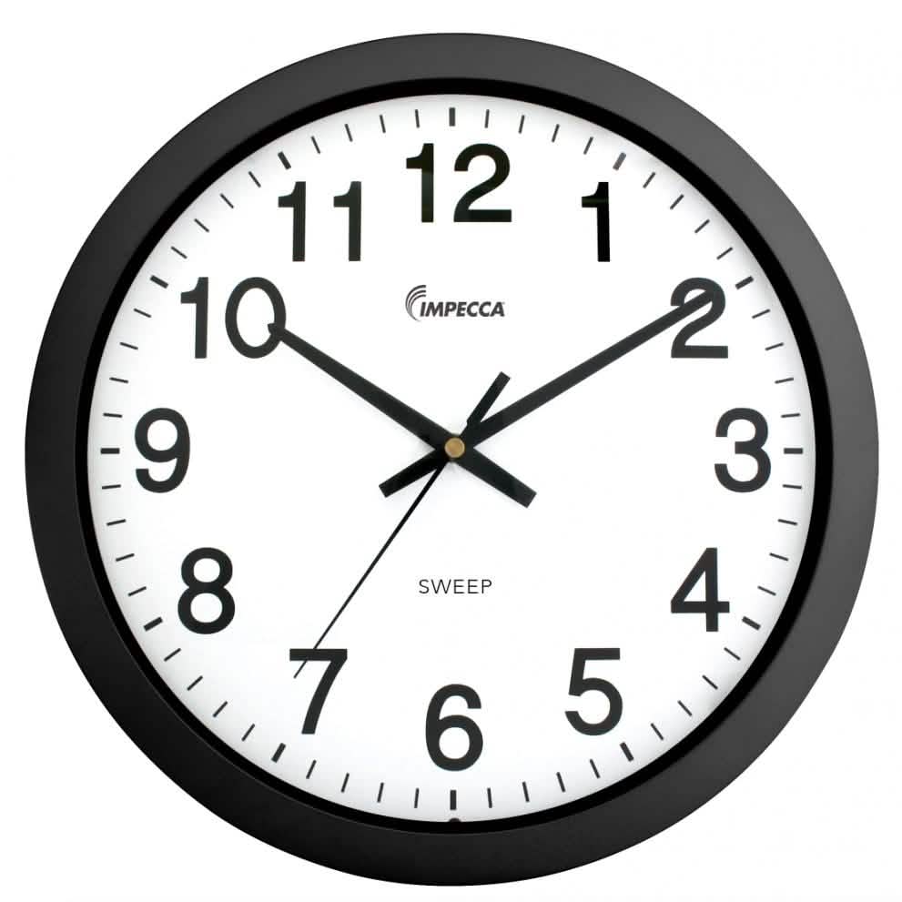 Impecca 10" Wall Clock, Silent Mov.