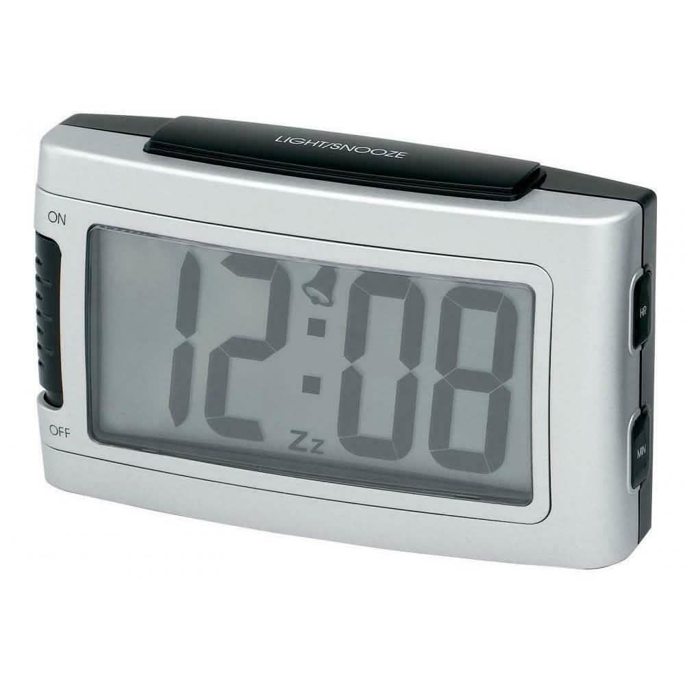 Impecca Battery Alarm Clock with Snooze