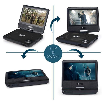 Impecca Portable DVD Player Swivel Screen