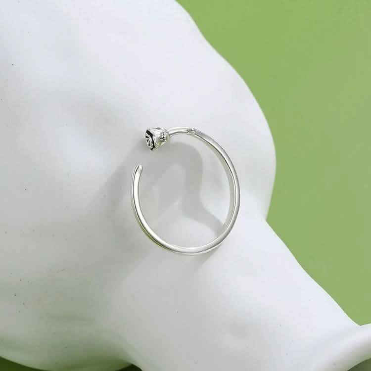 INALIS Rose Shape Adjustable Flower Ring