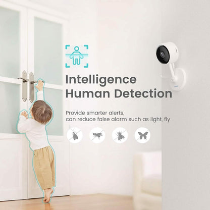 Indoor Camera, Cameras for Home Security with Night Vision  (Refurbished)