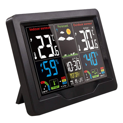 Indoor/Outdoor Thermometer Humidity Weather Forecast Temperature with Backlight