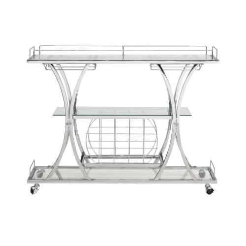 Industrial Bar Cart Kitchen Bar Service Cart