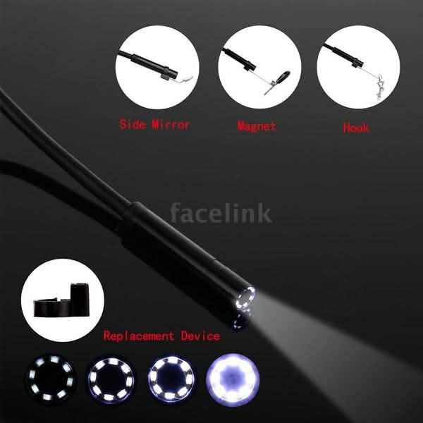 Industrial Endoscope Borescope Inspection Camera Built-in