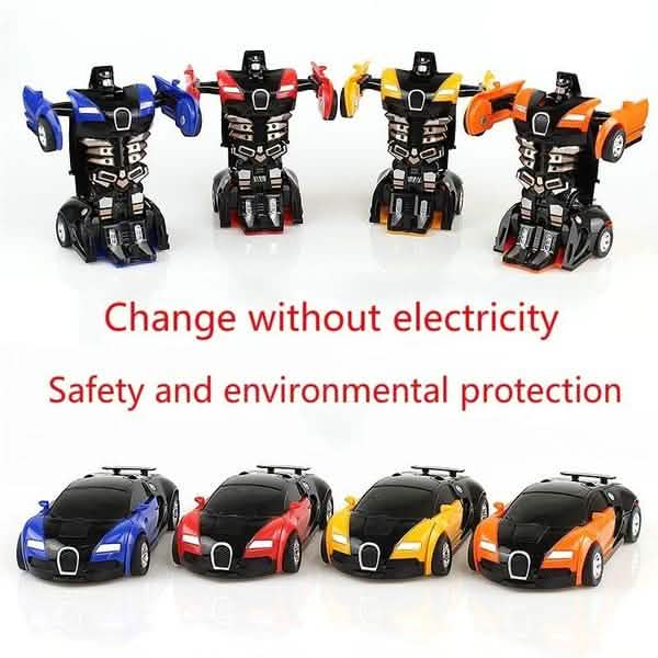 Inertial Impact Deformation Robot Toy