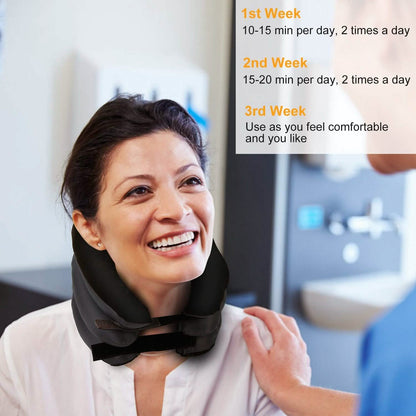 Inflatable Cervical Neck Traction Pillow