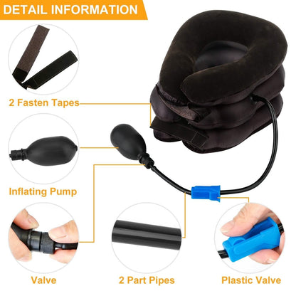 Inflatable Cervical Neck Traction Pillow