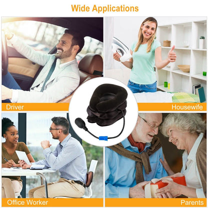 Inflatable Cervical Neck Traction Pillow