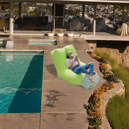 Inflatable Lounger Air Sofa Chair Couch with Portable Organizing Bag