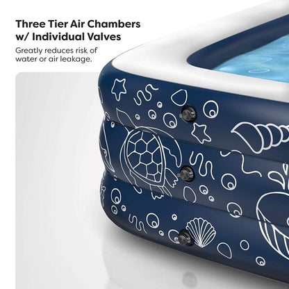Inflatable Pool XL Above Ground Swimming Pool