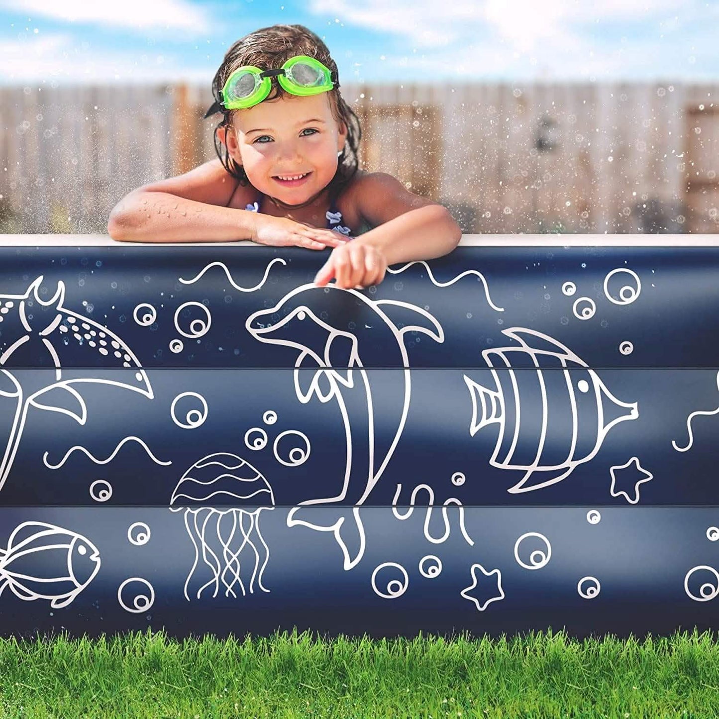 Inflatable Pool XL Above Ground Swimming Pool