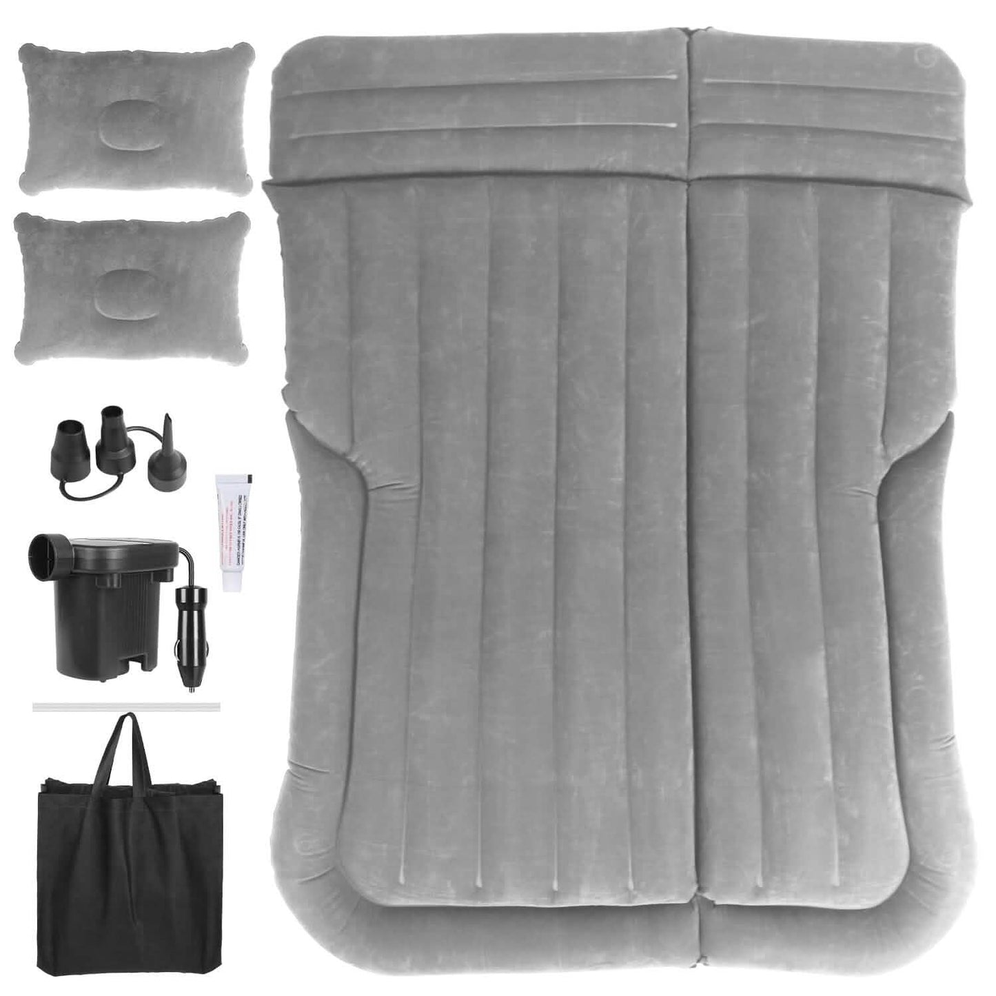 Inflatable SUV Air Mattress Thickened Camping Bed Cushion with Pillow