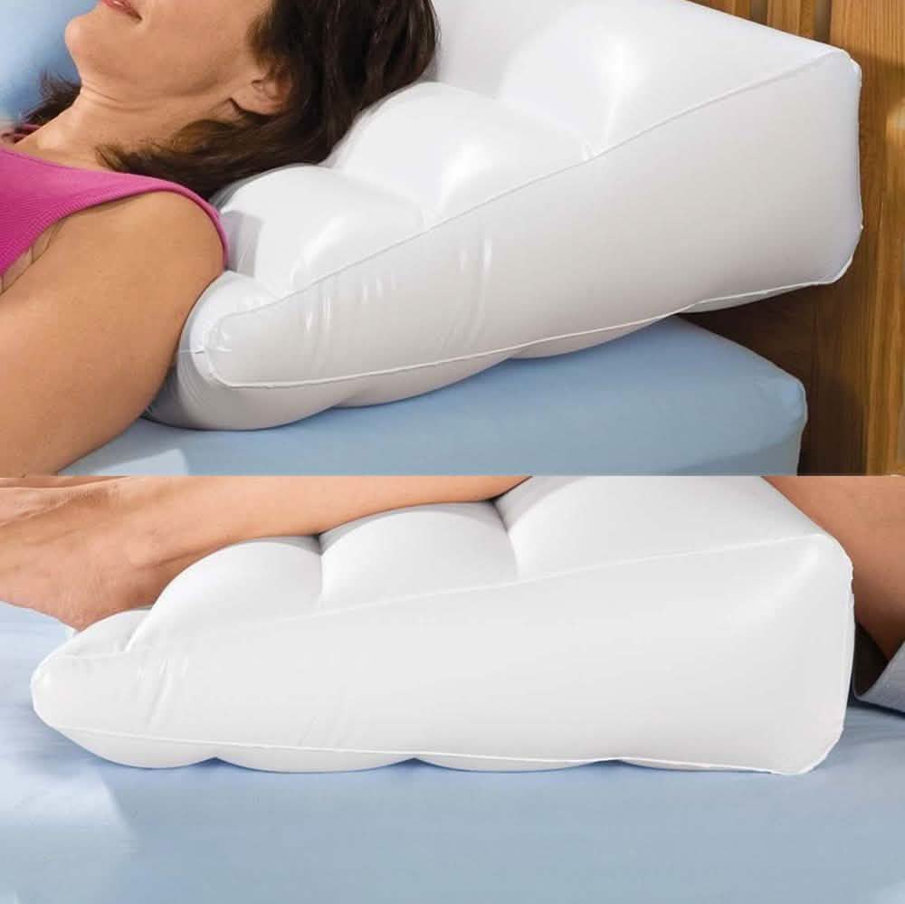 Inflatable Ultra Comfy Bed Wedge Pillow