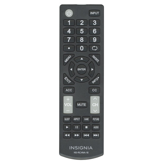Insignia 341920000190005 TV Remote Control