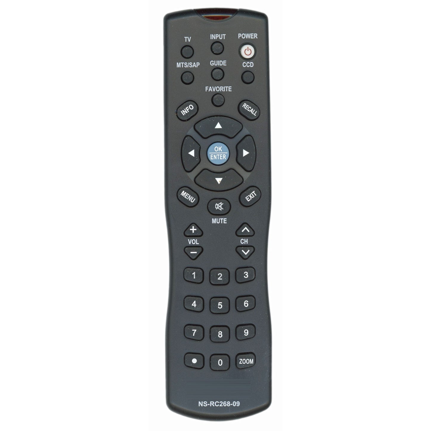 Insignia NSRC26809 TV Remote Control - NS-RC268-09