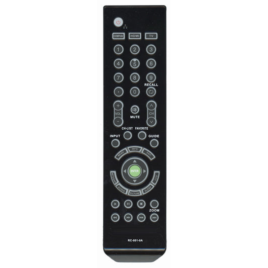 Insignia RC8010A for 2011 TV Remote Control