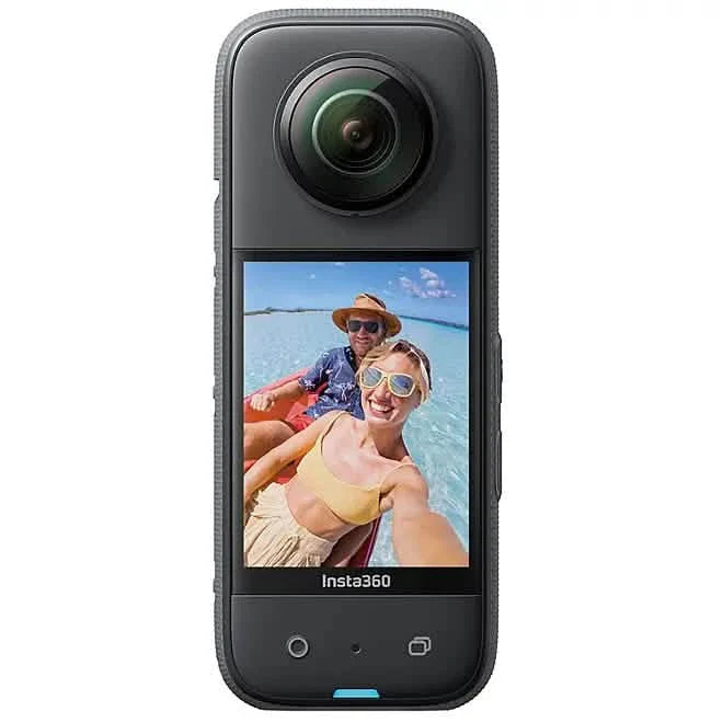 Insta360 X3 64GB Vlog Kit - 360 Action Camera with 5.7K 360, 4K Single-Lens Camera, Waterproof (Refurbished)