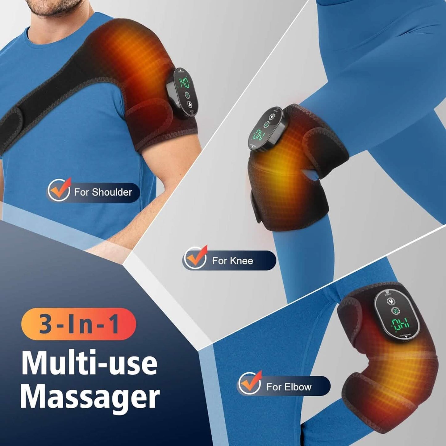 Intelligent Heat Therapy Cordless Knee Brace Wrap
