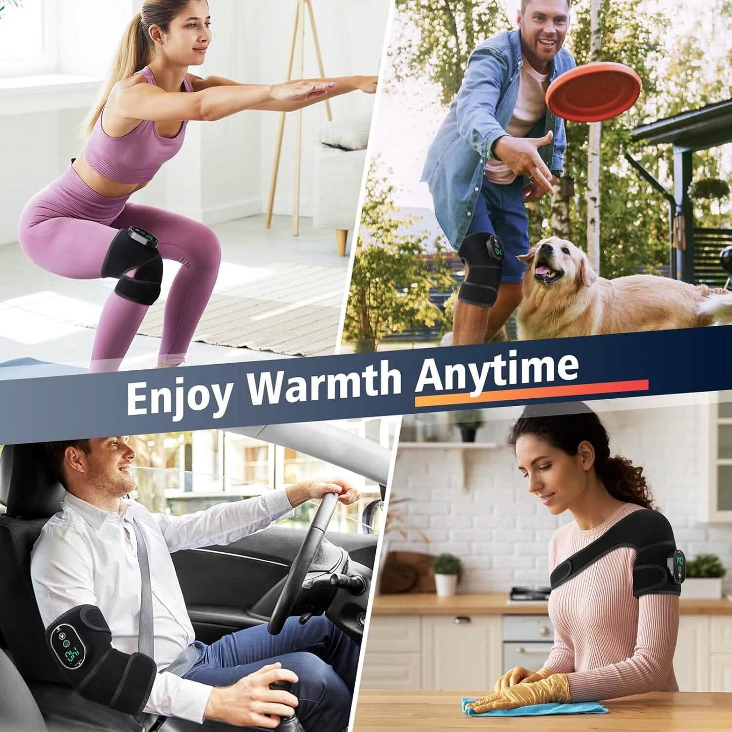 Intelligent Heat Therapy Cordless Knee Brace Wrap