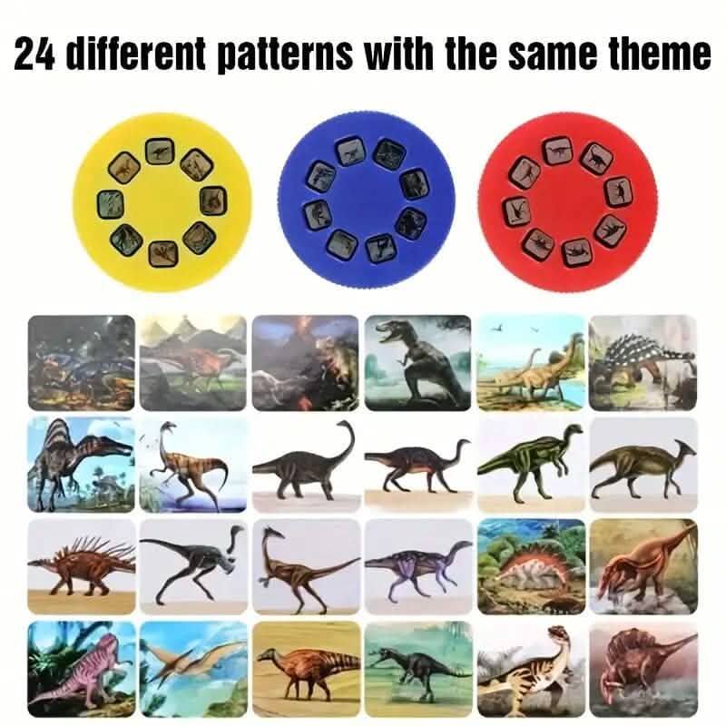 Interactive Dinosaur Projection Lamp Fun and Educational Toy