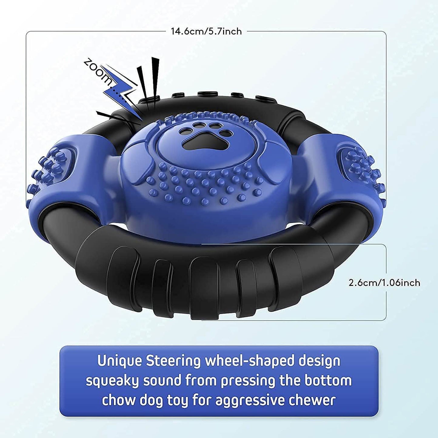 Interactive Squeaky Dog Chew Toy