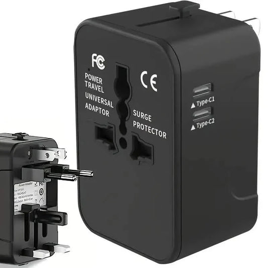International Portable Worldwide All-in-One Plug Travel Adapter Converter for USA EU UK AUS
