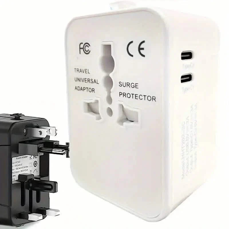 International Portable Worldwide All-in-One Plug Travel Adapter Converter for USA EU UK AUS