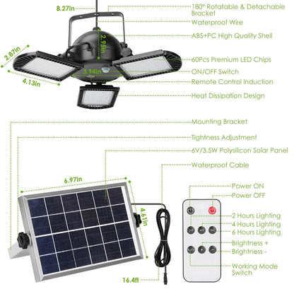IP65 Waterproof Solar Pendant Lights