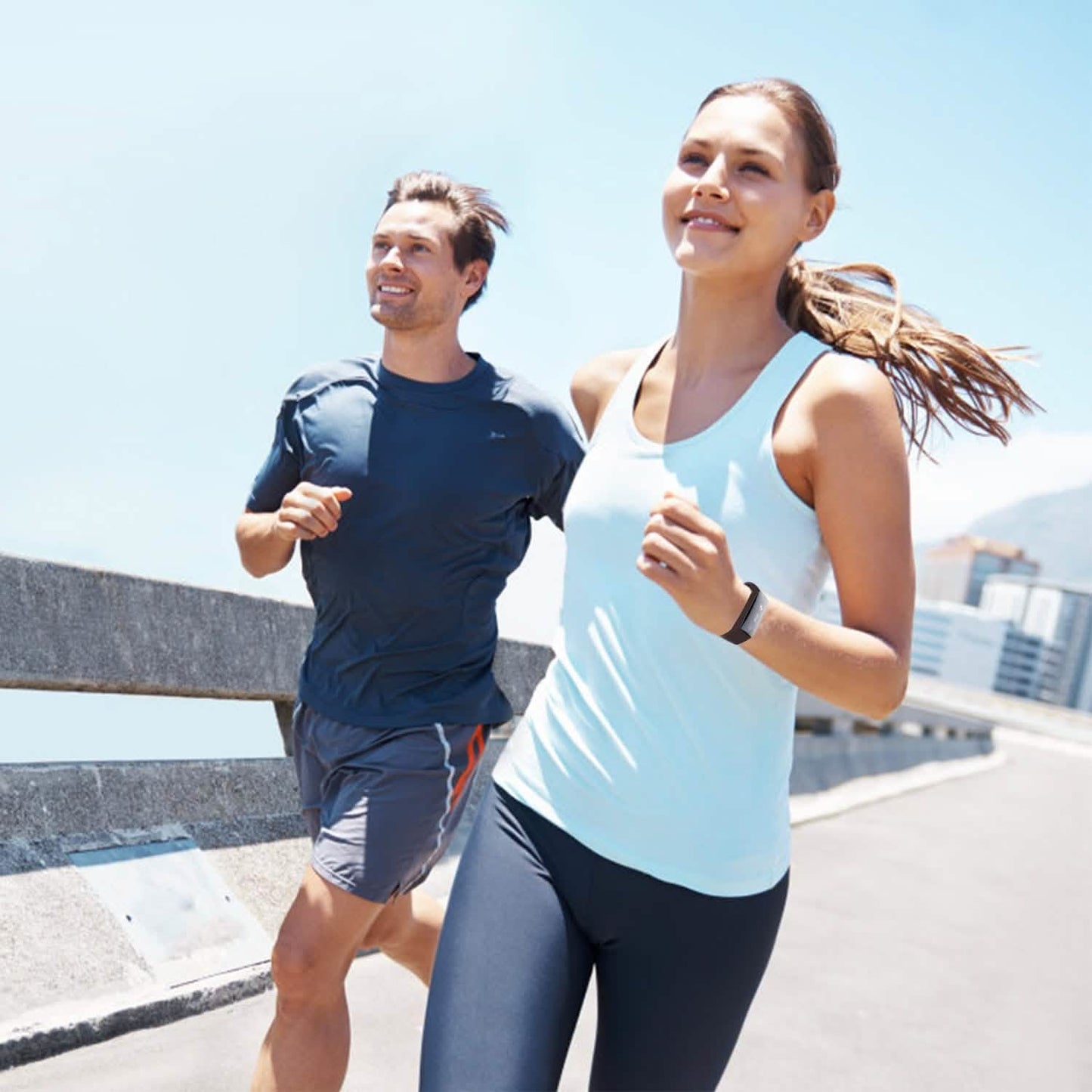 IP67 Fitness Tracker Watch with Heart Rate Monitor and Step Counter