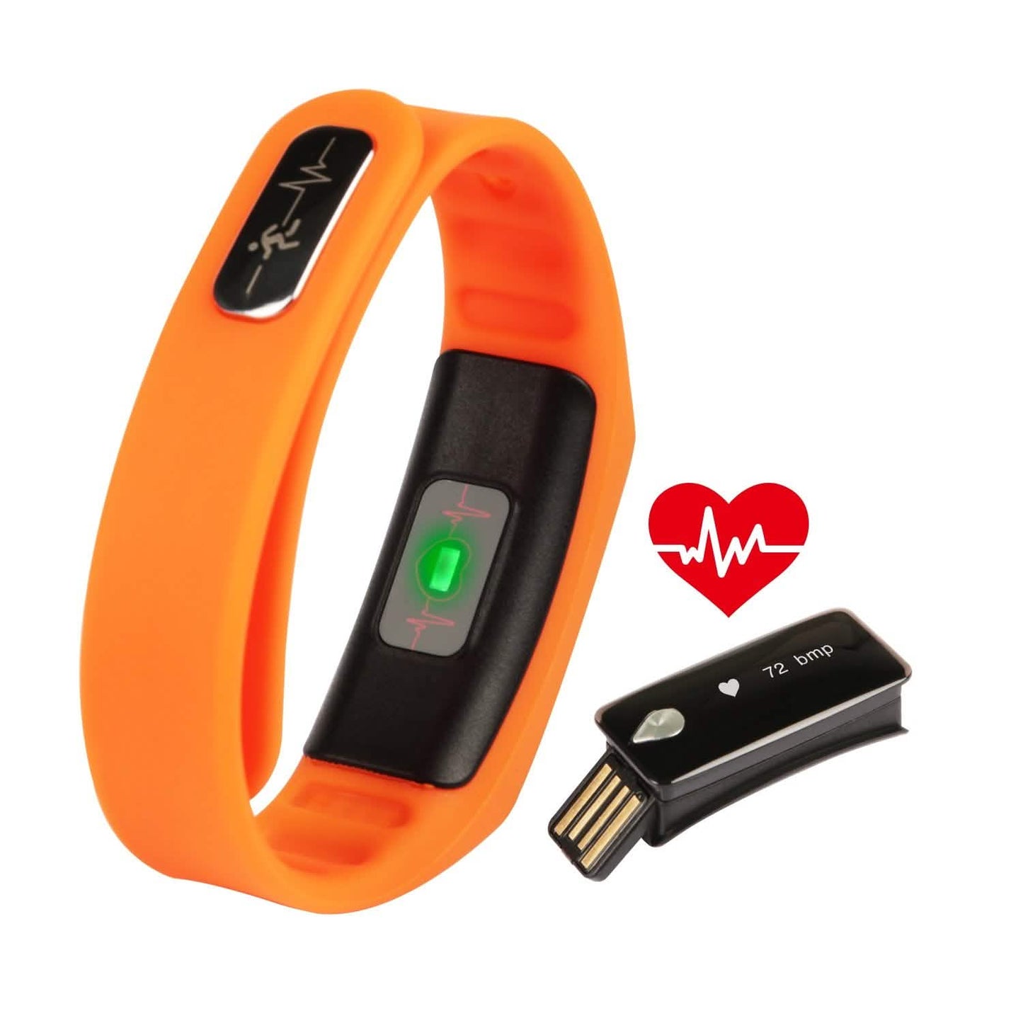 IP67 Fitness Tracker Watch with Heart Rate Monitor and Step Counter