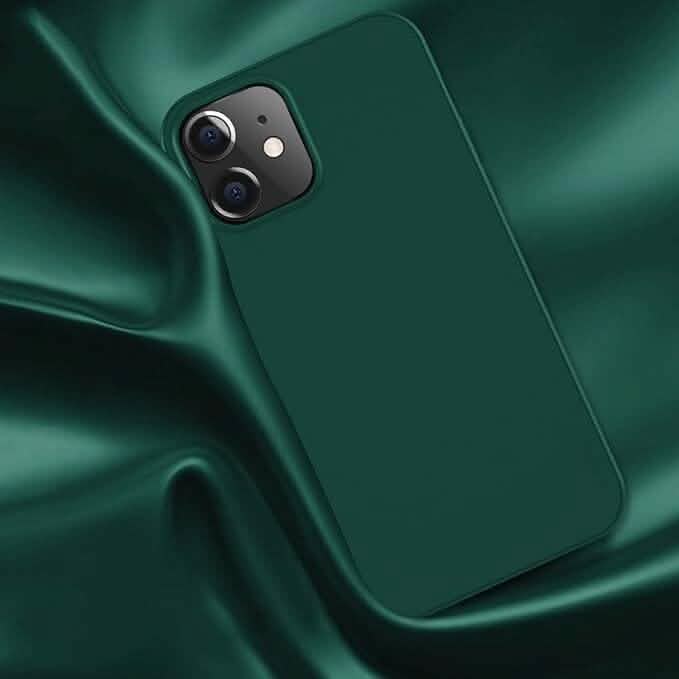 iPhone 12 Pro & iPhone 12 Case Ultra-Thin Soft Flexible TPU Matte Finish Coating - Green
