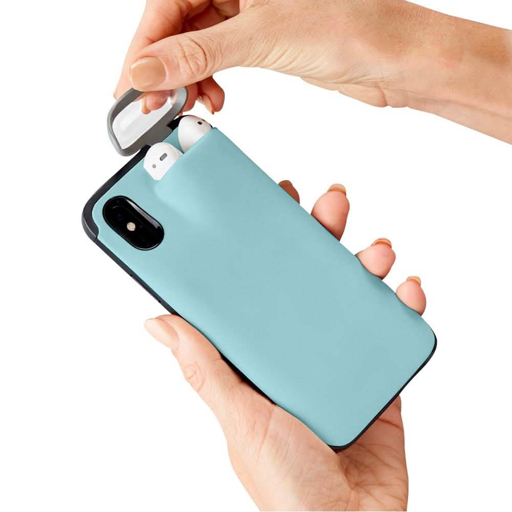 iPhone Case With AirPods Holder