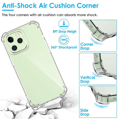 iPhone Shockproof Clear Phone Case Soft TPU