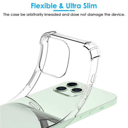 iPhone Shockproof Clear Phone Case Soft TPU