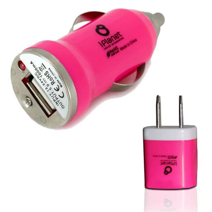 iPlanet 5V USB Car Charger and Wall Charger Combo