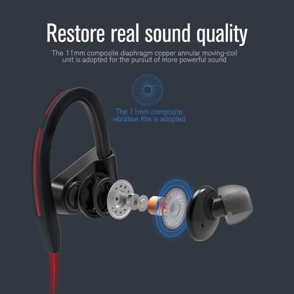 IPX5 Waterproof Shock Bass Stereo Wireless Bluetooth Headphone