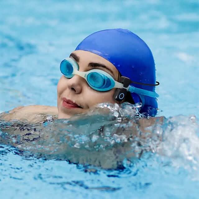 IPX8 Waterproof Bone Conduction Open-Ear Headphones