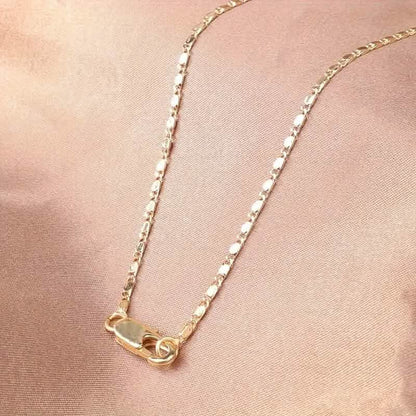 Italian 18K Gold Plated Punk Chain Necklace