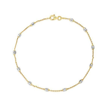 Italian Sterling Silver 10" Anklets