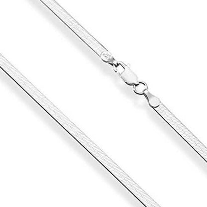 Italian Sterling Silver Herringbone Chain